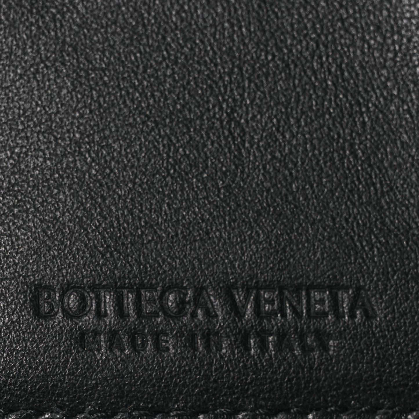 Nappa Intrecciato Tri-Fold Wallet Black