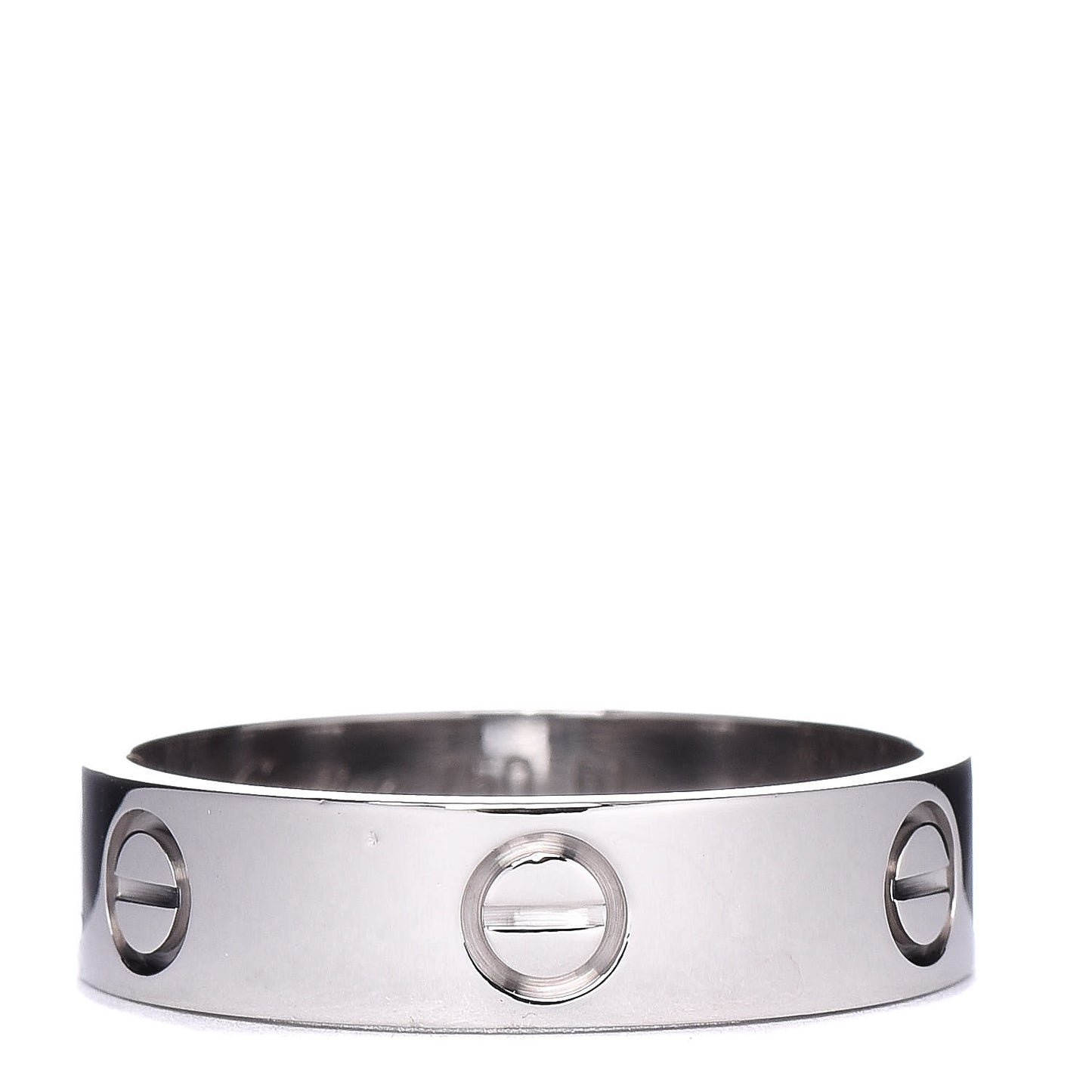 18K White Gold 5.5mm LOVE Ring 61 9.5