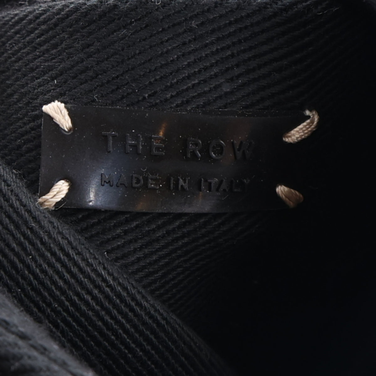 The Row Cotton Twill Cecily Top Handle  Black 6 of 9