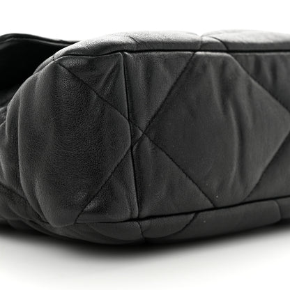 Chanel Lambskin Quilted Large Chanel 19 Flap Black 9 of 16