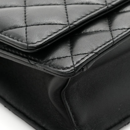 Chanel Lambskin Quilted Fantasy Pearl Flap Black 12 of 15