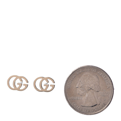 Gucci 18K Yellow Gold GG Tissue Stud Earrings 2 of 4