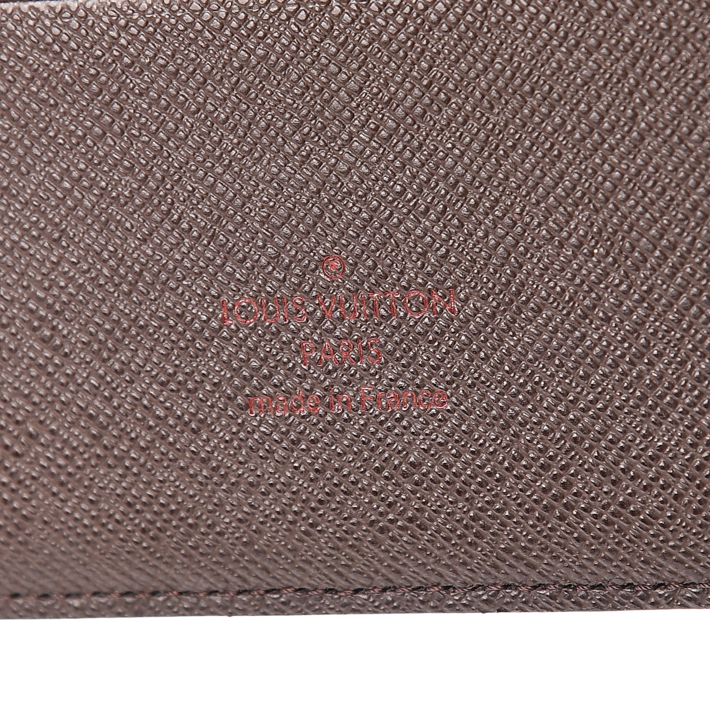 Damier Ebene Large Ring Agenda Cover