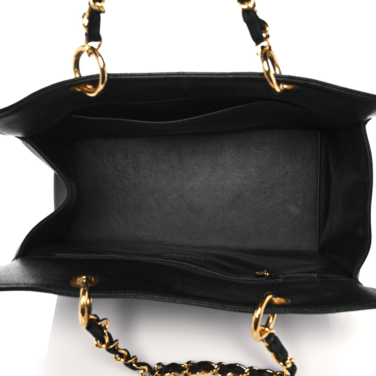 Caviar Quilted Timeless CC Tote Black