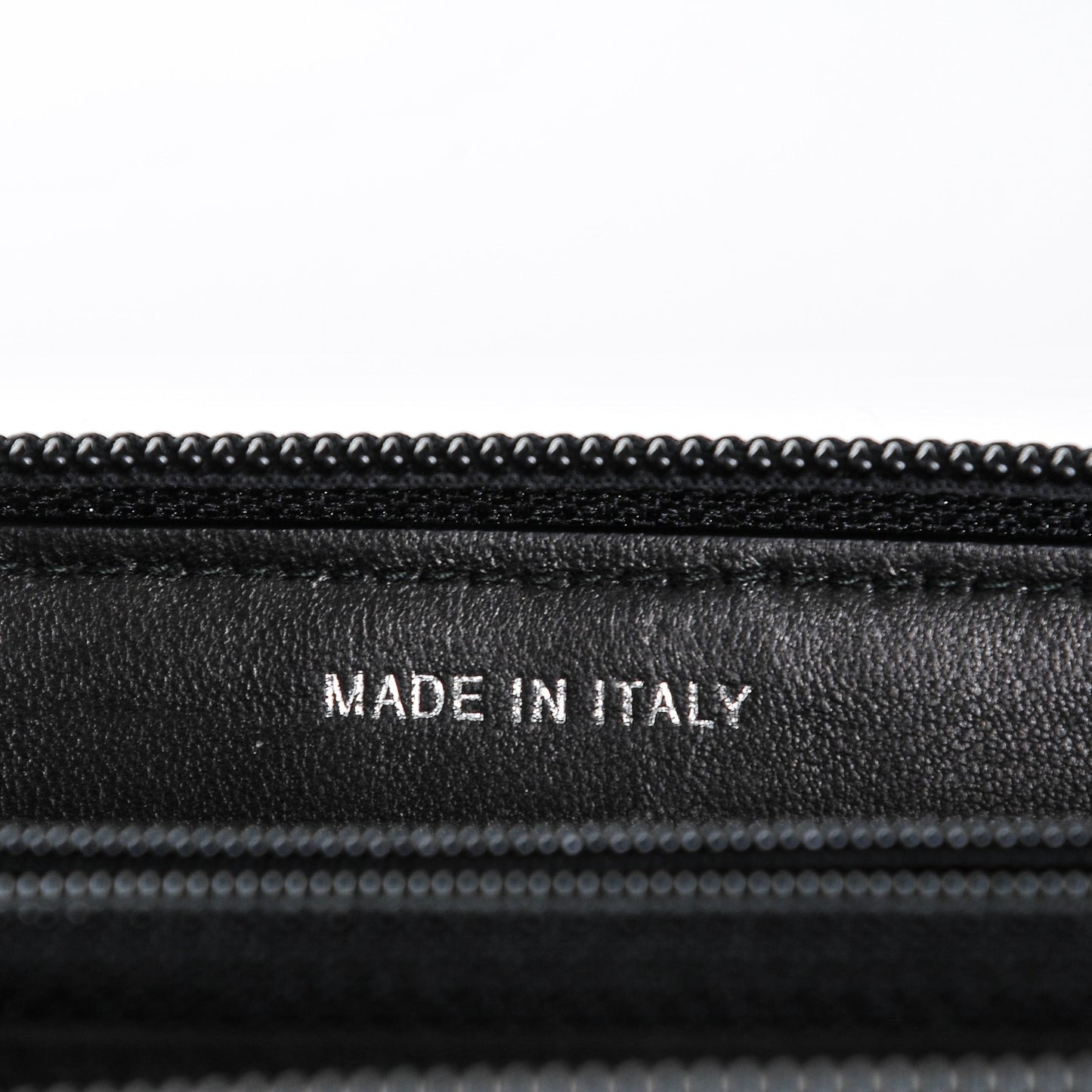 Caviar Quilted Small Boy Zip Around Wallet Black