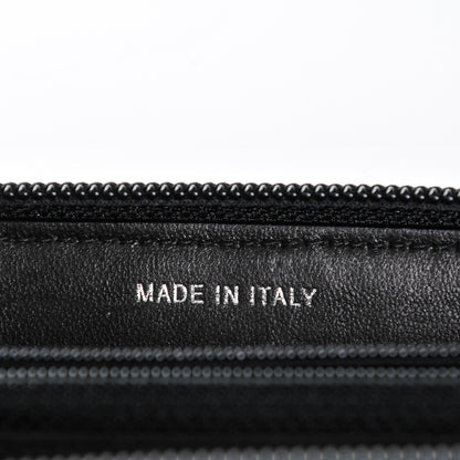 Chanel Caviar Quilted Small Boy Zip Around Wallet Black 7 of 8
