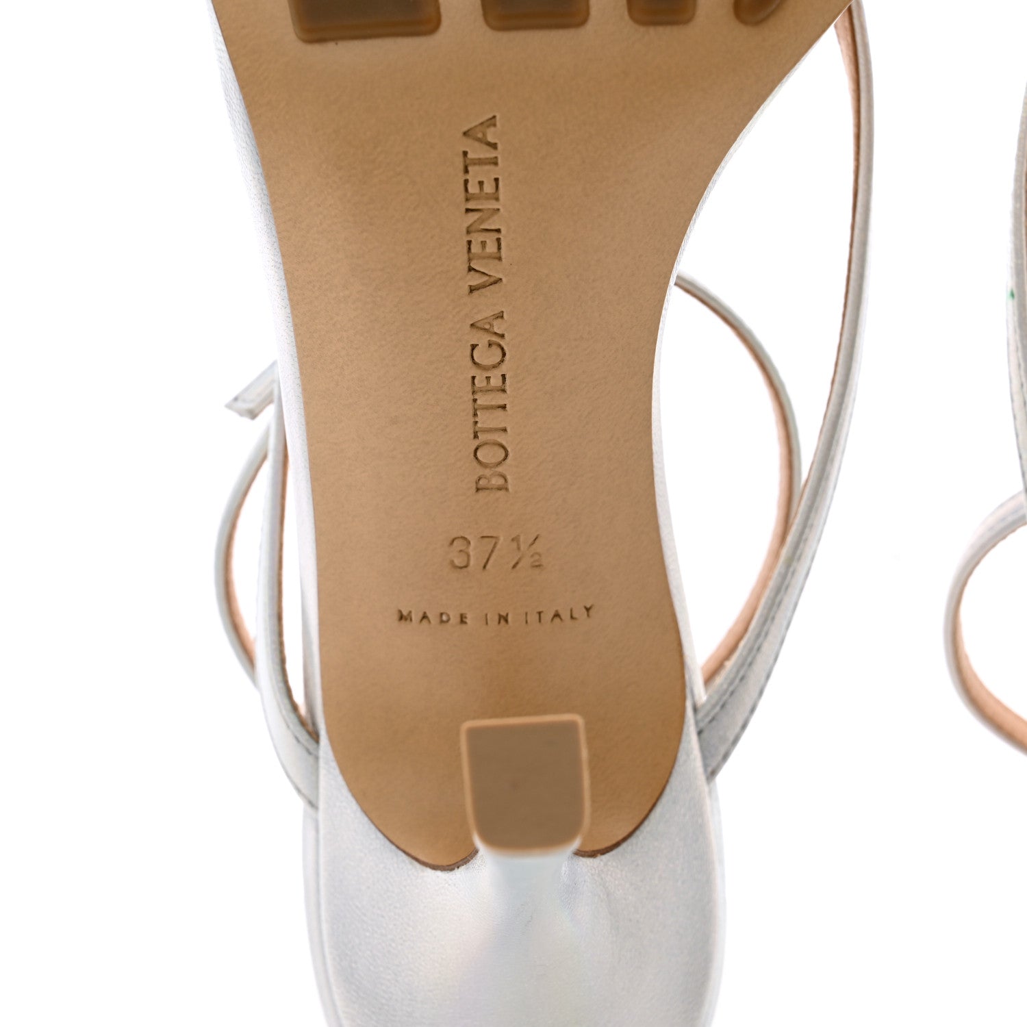Bottega Veneta Laser Nappa Stretch Multi Strap 90mm Sandals 37.5 Moon Drop 6 of 7