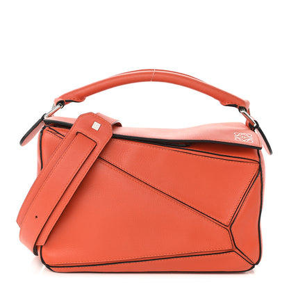 Loewe Calfskin Small Puzzle Bag Coral 2 of 19