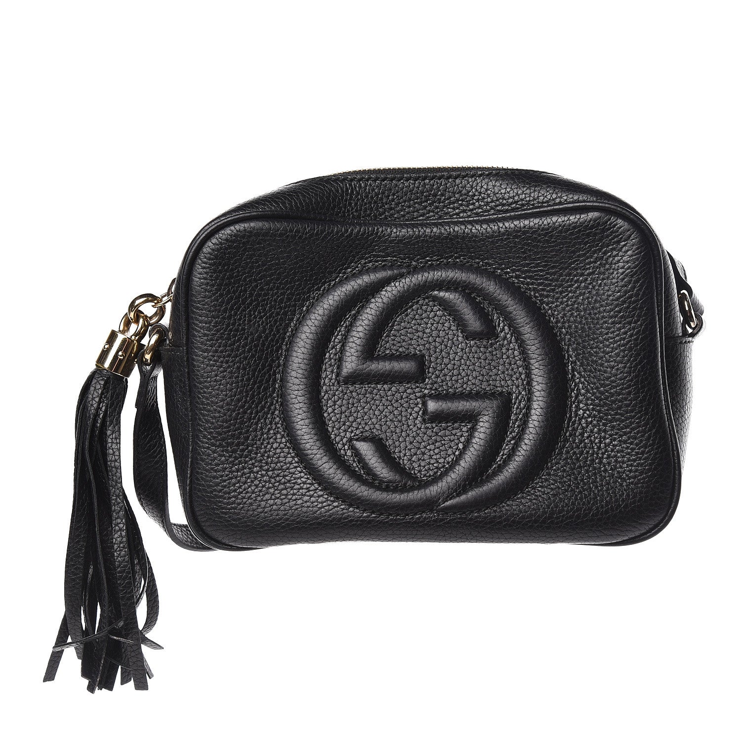 Gucci Pebbled Calfskin Small Soho Disco Bag Black 1 of 12