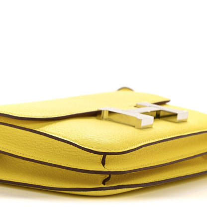 Hermes Chevre Mysore Constance 18 Jaune Citron 9 of 11