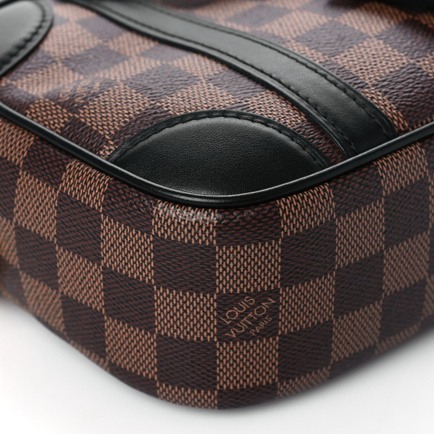 Louis Vuitton Damier Ebene Valisette Souple BB Black 8 of 9