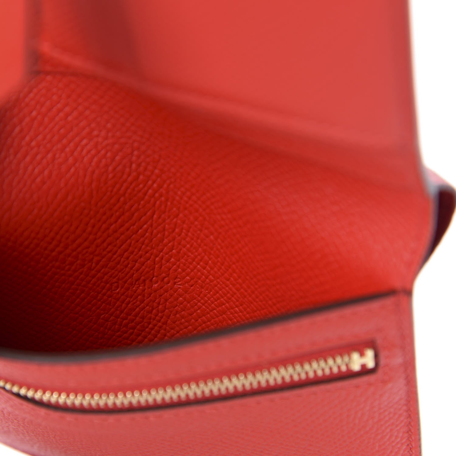 Hermes Epsom Bearn Compact Wallet Rouge De Coeur 9 of 10
