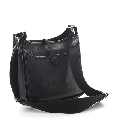 Hermes Taurillon Clemence Evelyne III PM Black 3 of 10