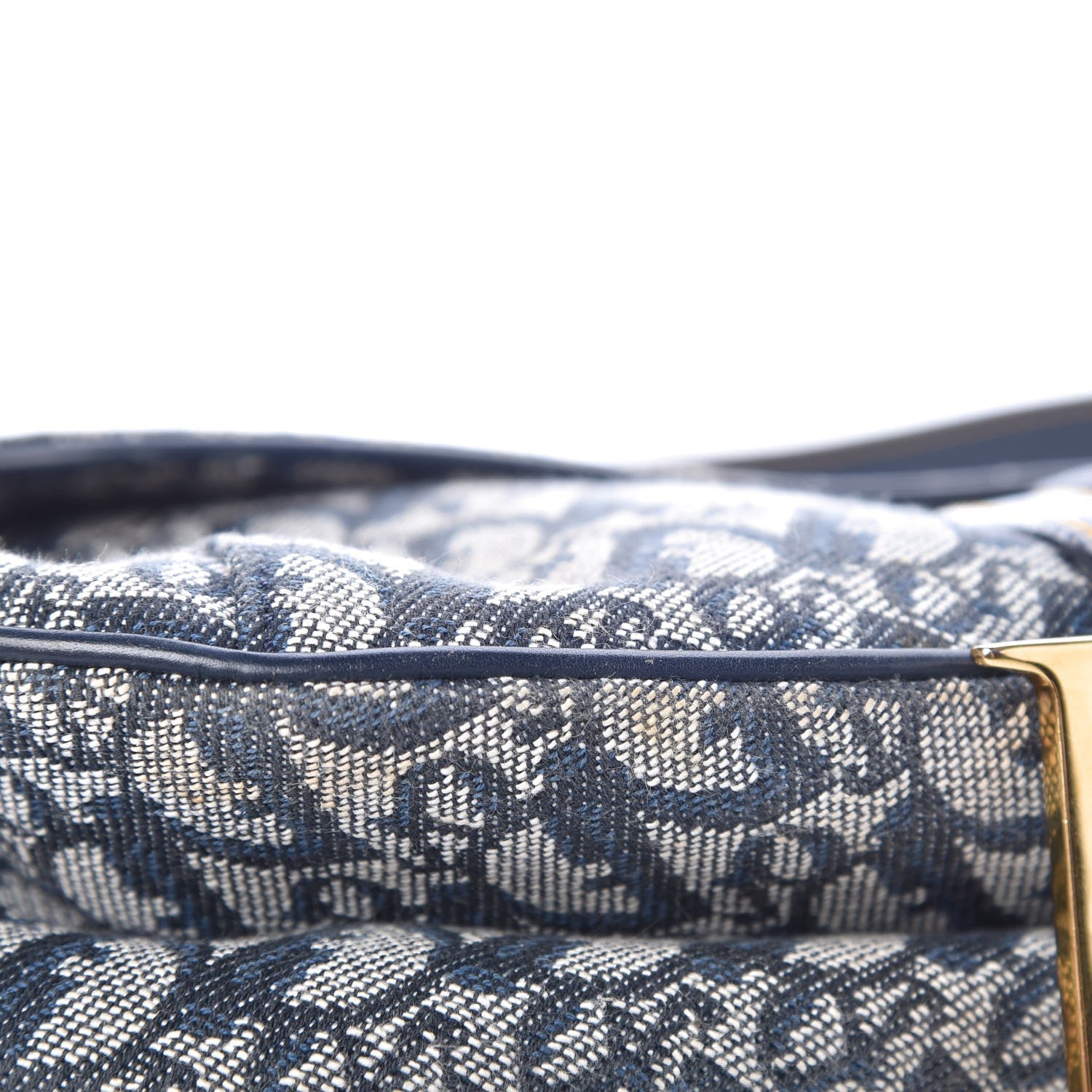 Christian Dior Monogram Saddle Bag Blue 11 of 12