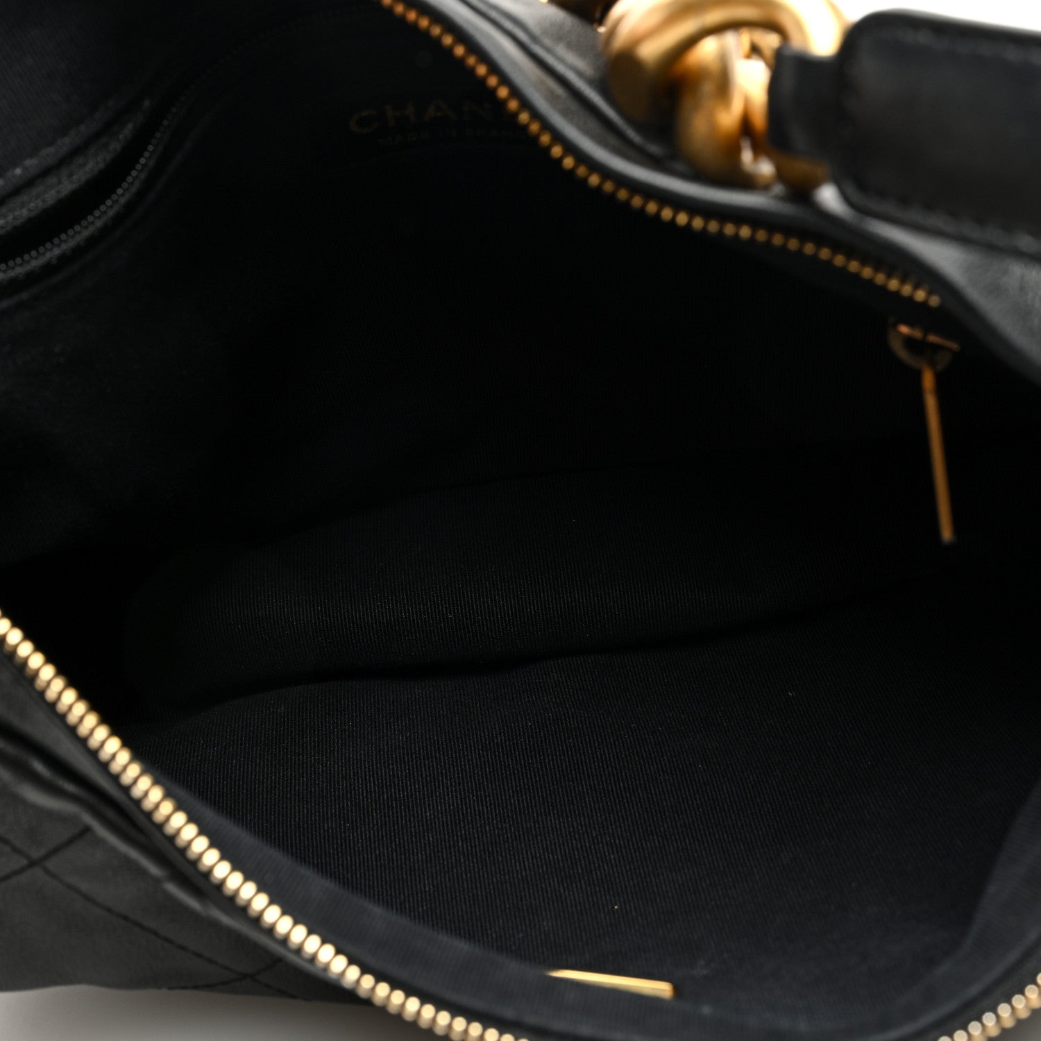 Chanel Calfskin Quilted Daily Hobo Black 5 of 10