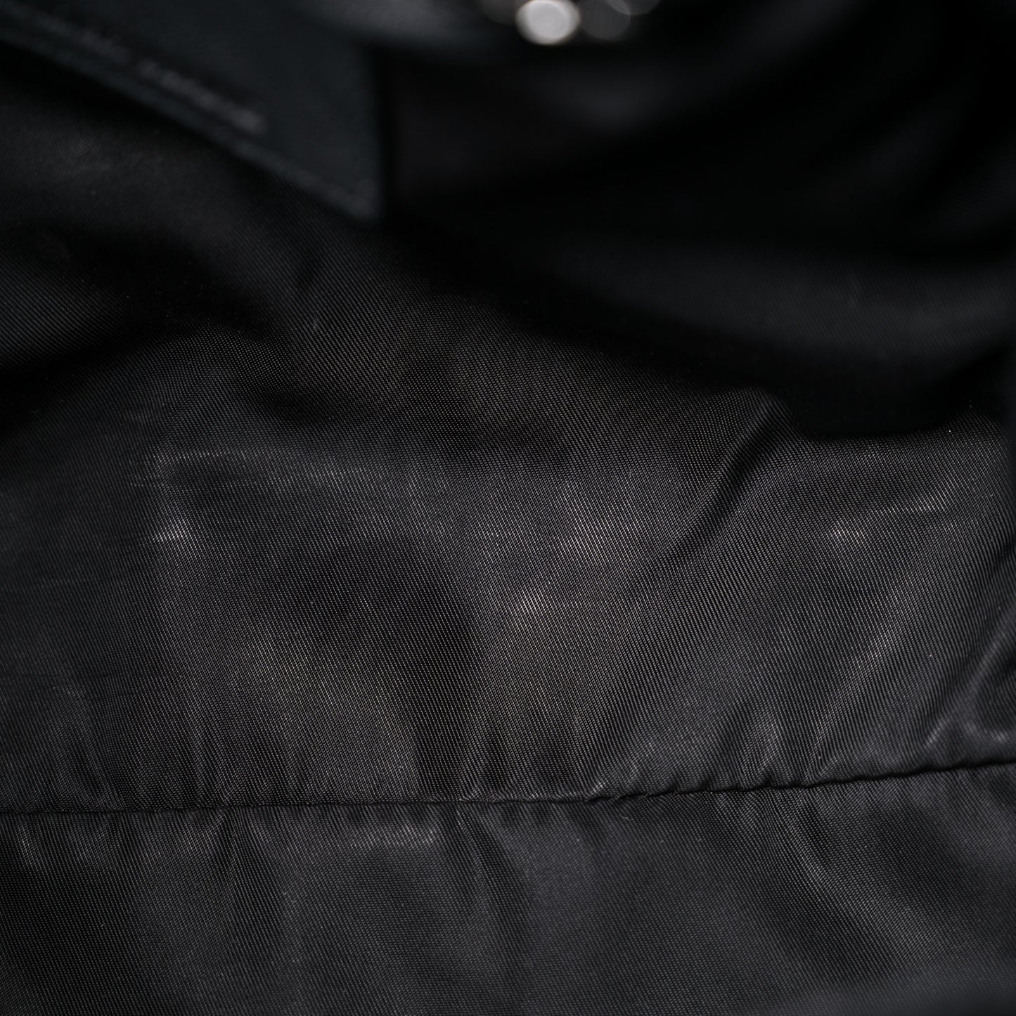 Pebbled Lambskin Inside Out Rockie Black Clear Resin Hardware