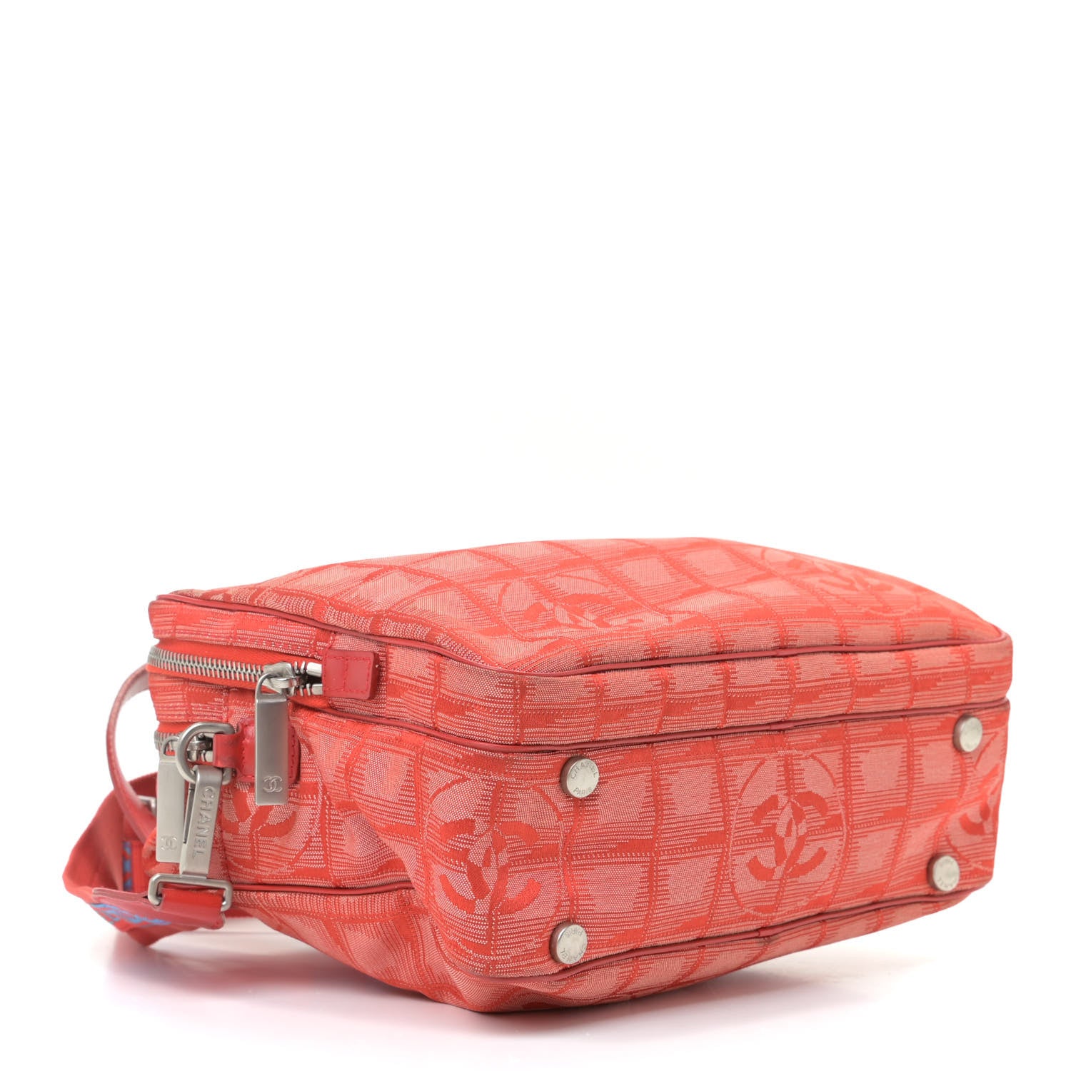 Chanel Nylon Small Travel Tote Red 5 of 16