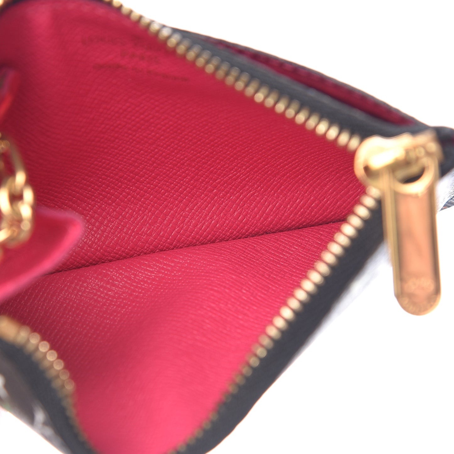 Monogram Multicolor Key Pouch Black Grenade