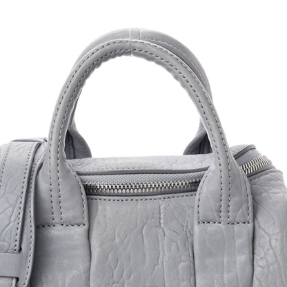 Alexander Wang Pebbled Lambskin Mini Rockie Carbon Rodhium Hardware 12 of 12
