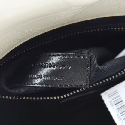 Saint Laurent Crinkled Calfskin Matelasse Monogram Niki Chain Wallet Crema Soft 7 of 11