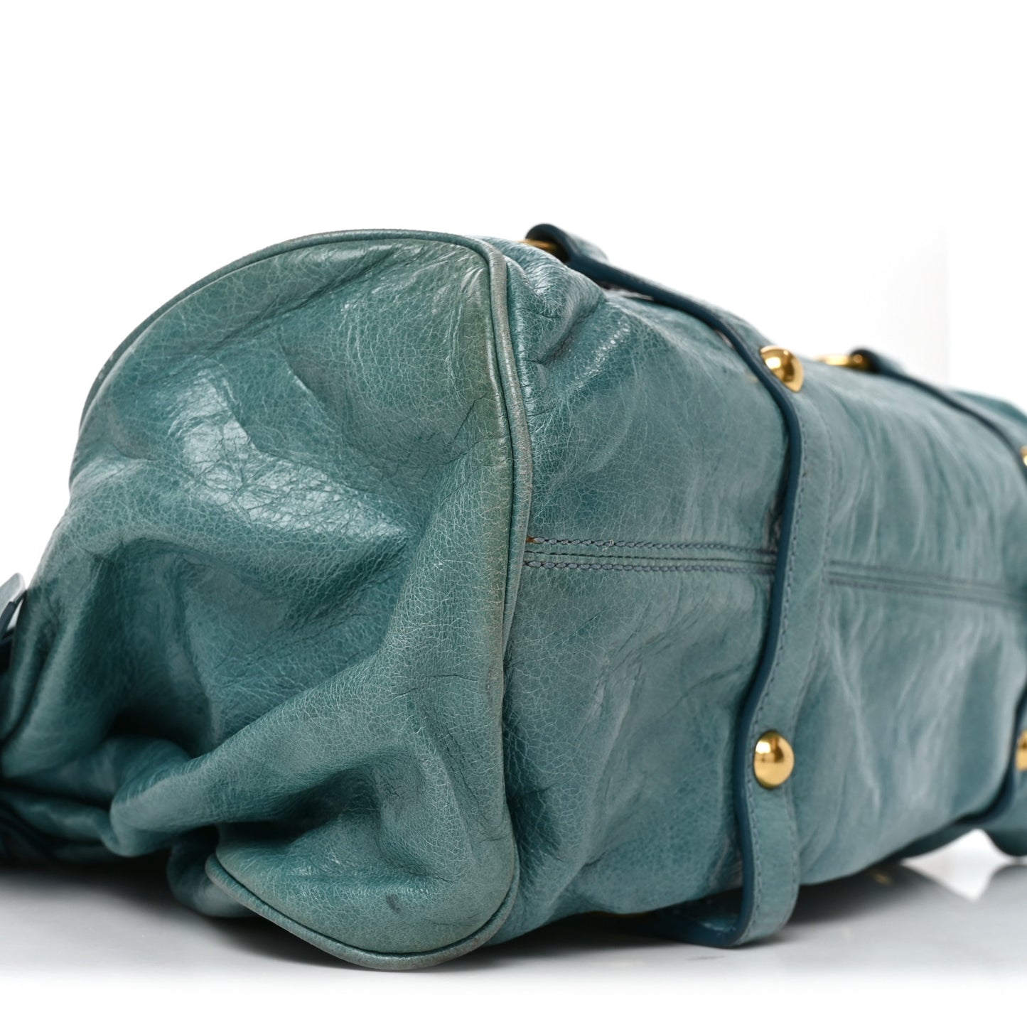 Vitello Lux Medium Bow Bag Blue