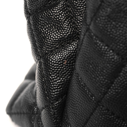 Chanel Caviar Quilted Medium Coco Handle Flap Black 11 of 14
