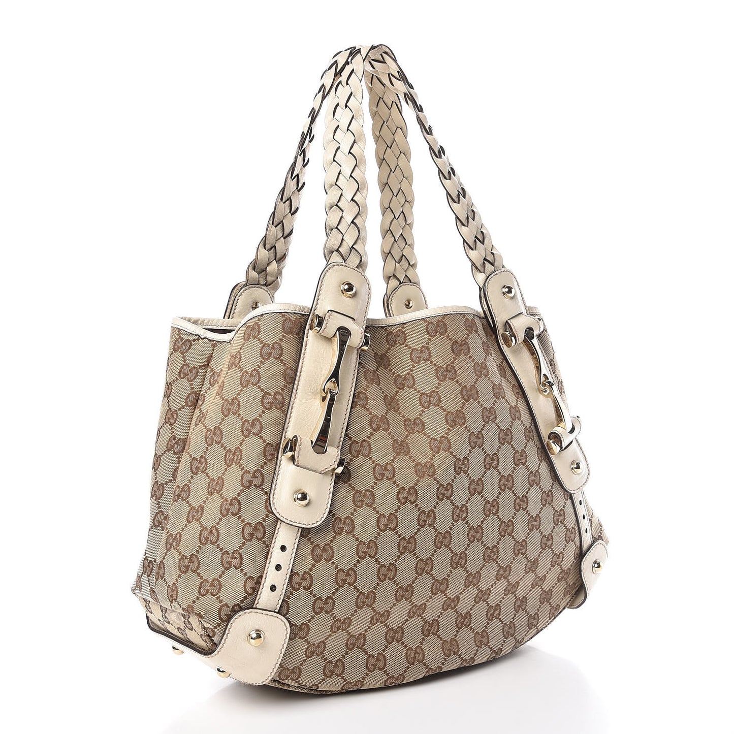 Monogram Small Pelham Shoulder Bag Off White