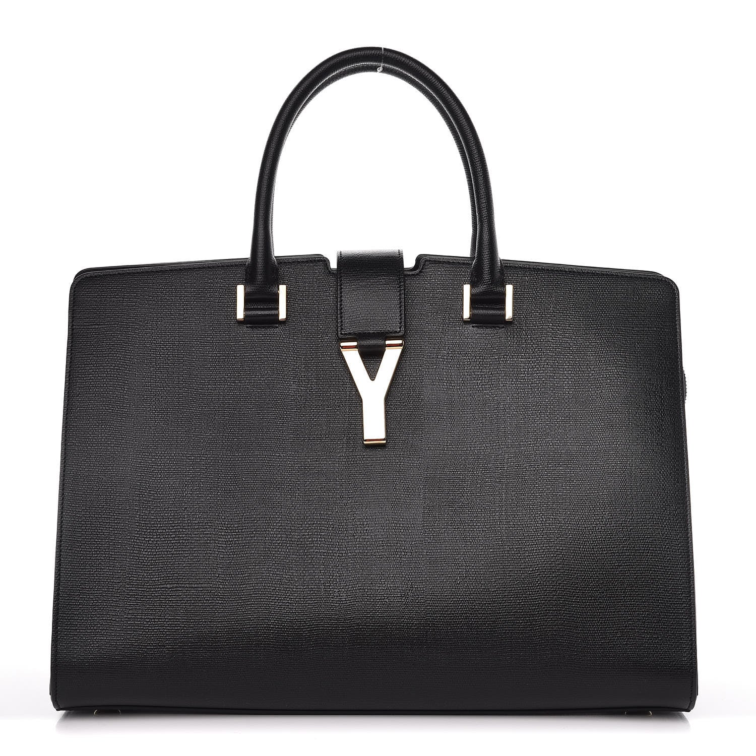Saint Laurent Textured Calfskin Medium Classic Y Cabas Black 1 of 9