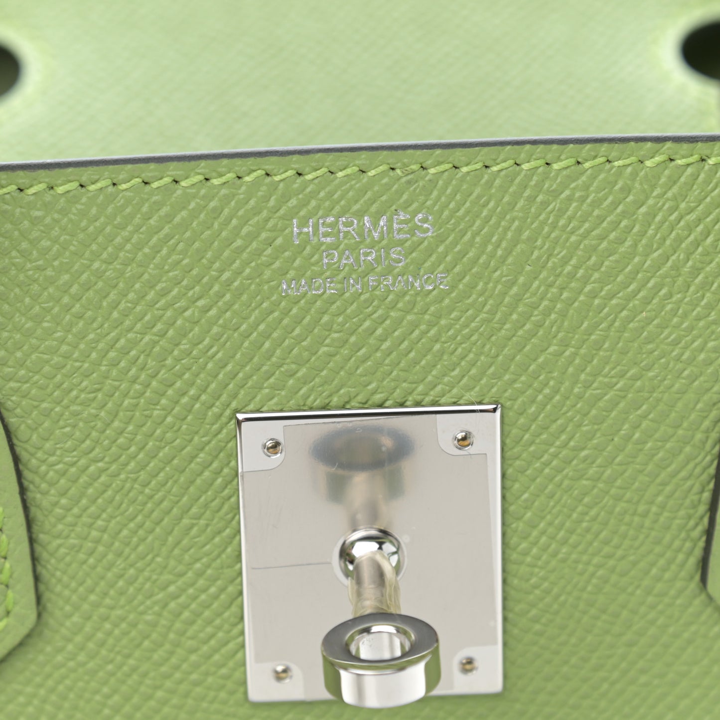 Epsom Birkin 30 Vert Criquet