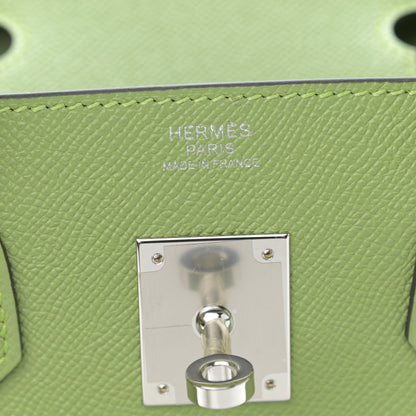Hermes Epsom Birkin 30 Vert Criquet 6 of 11