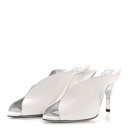 Givenchy Smooth Calfskin Lookbook 95mm Mules 37 White 4 of 11