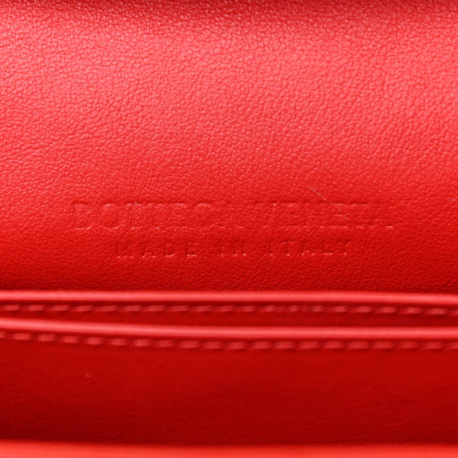Bottega Veneta Nappa Intrecciato Mini Crossbody Red 6 of 9