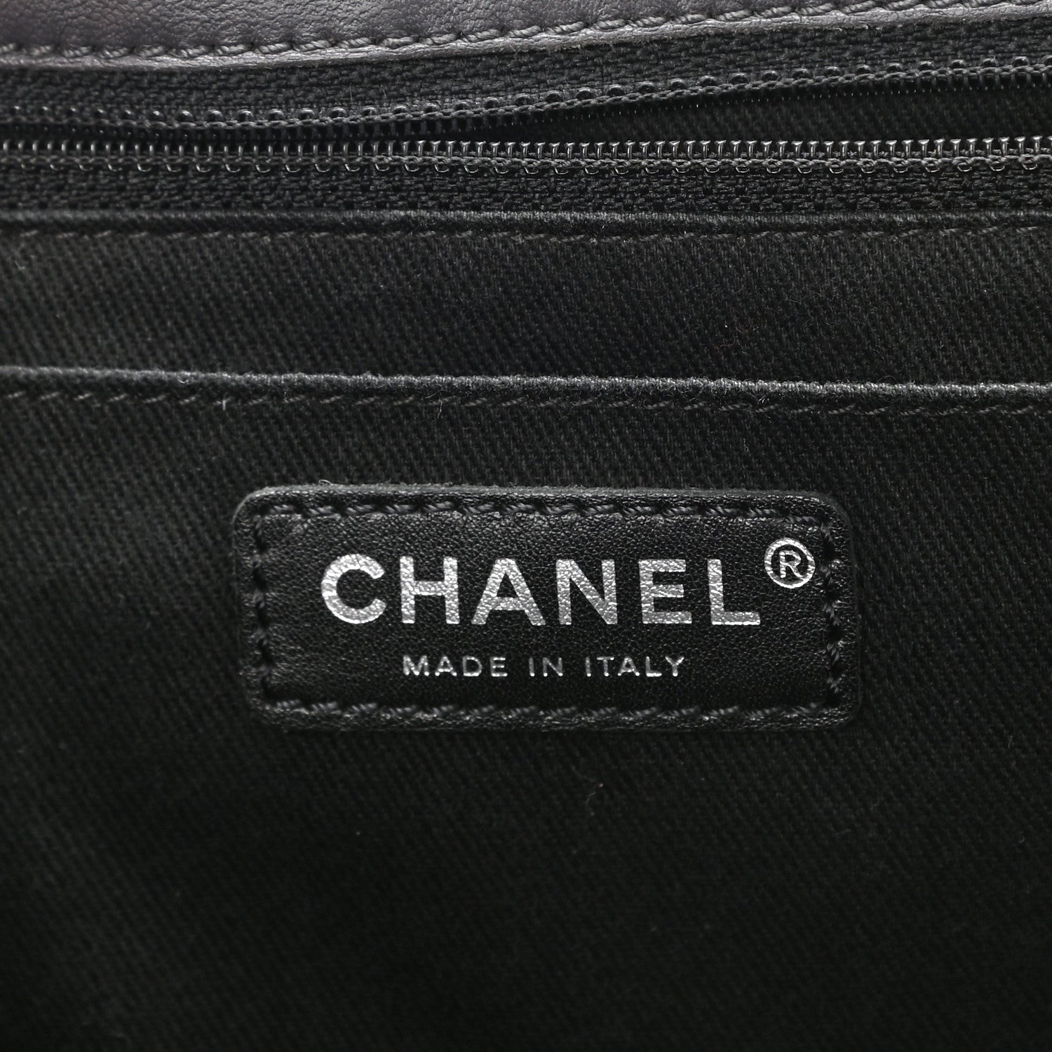 Chanel Lambskin Diagonal Ligne Accordion Flap Grey 6 of 10