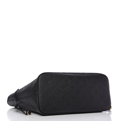 Louis Vuitton Empreinte Monogram Giant Neverfull MM Black 4 of 10