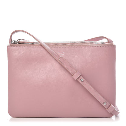 Celine Lambskin Small Trio Crossbody Bag Antique Rose 1 of 10