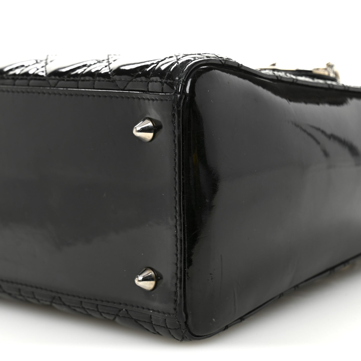 Christian Dior Patent Cannage Medium Lady Dior Black 10 of 10