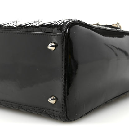 Christian Dior Patent Cannage Medium Lady Dior Black 10 of 10