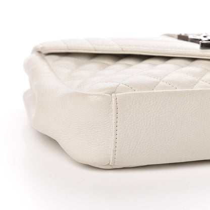 Saint Laurent Sheepskin Medium Tri-Quilt College Monogram Satchel Porcellana 8 of 12