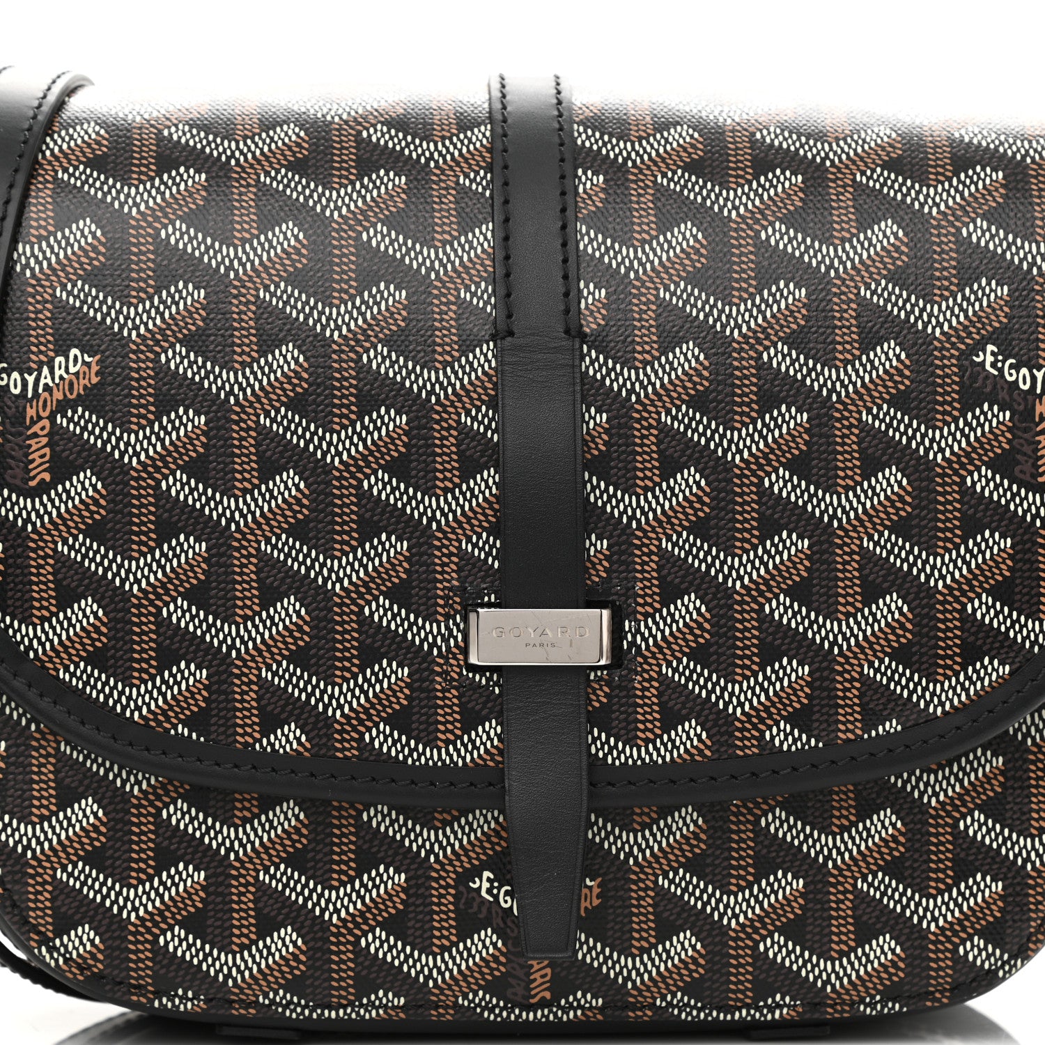 Goyard Goyardine Belvedere II PM Messenger Bag Black 7 of 7