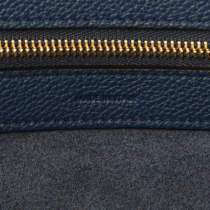 Celine Soft Grained Calfskin Medium Belt Cabas Phantom Deep Blue 7 of 8