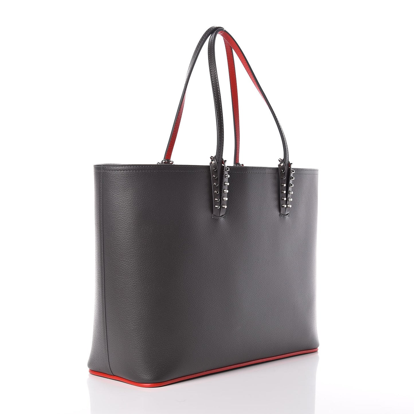 Calfskin Spikes East West Cabata Tote Charbon