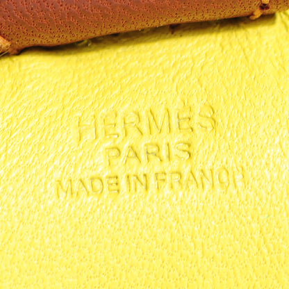 Hermes Milo Lambskin Grigri Rodeo Horse Bag Charm PM Lime Menthe Fauve 3 of 5