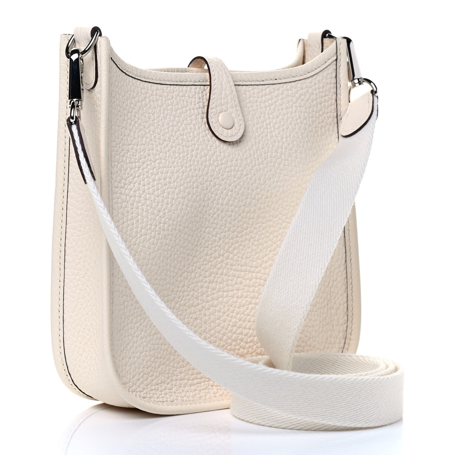 Hermes Taurillon Clemence Amazone Evelyne TPM Nata Craie 2 of 4