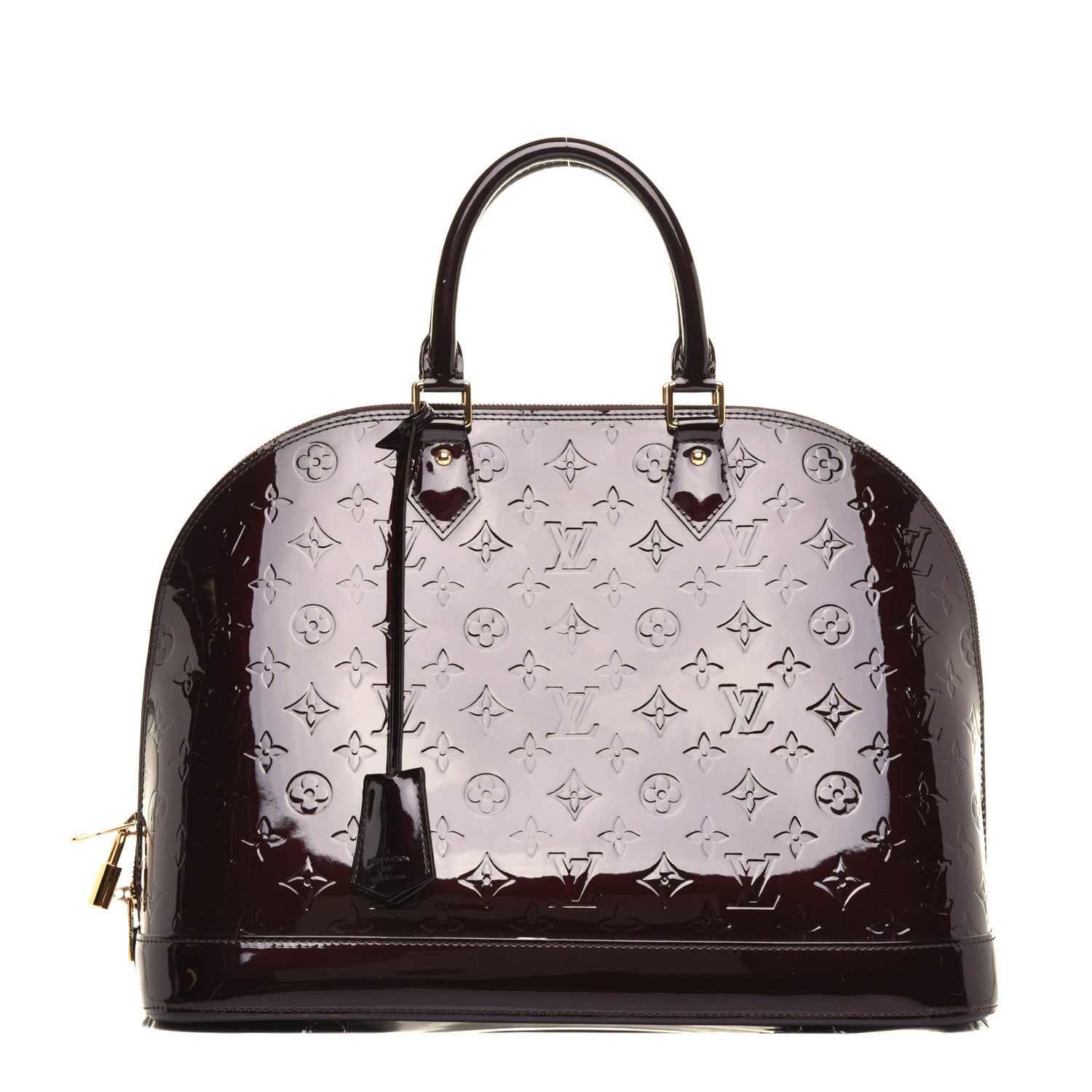 Louis Vuitton Vernis Alma GM Amarante 1 of 9