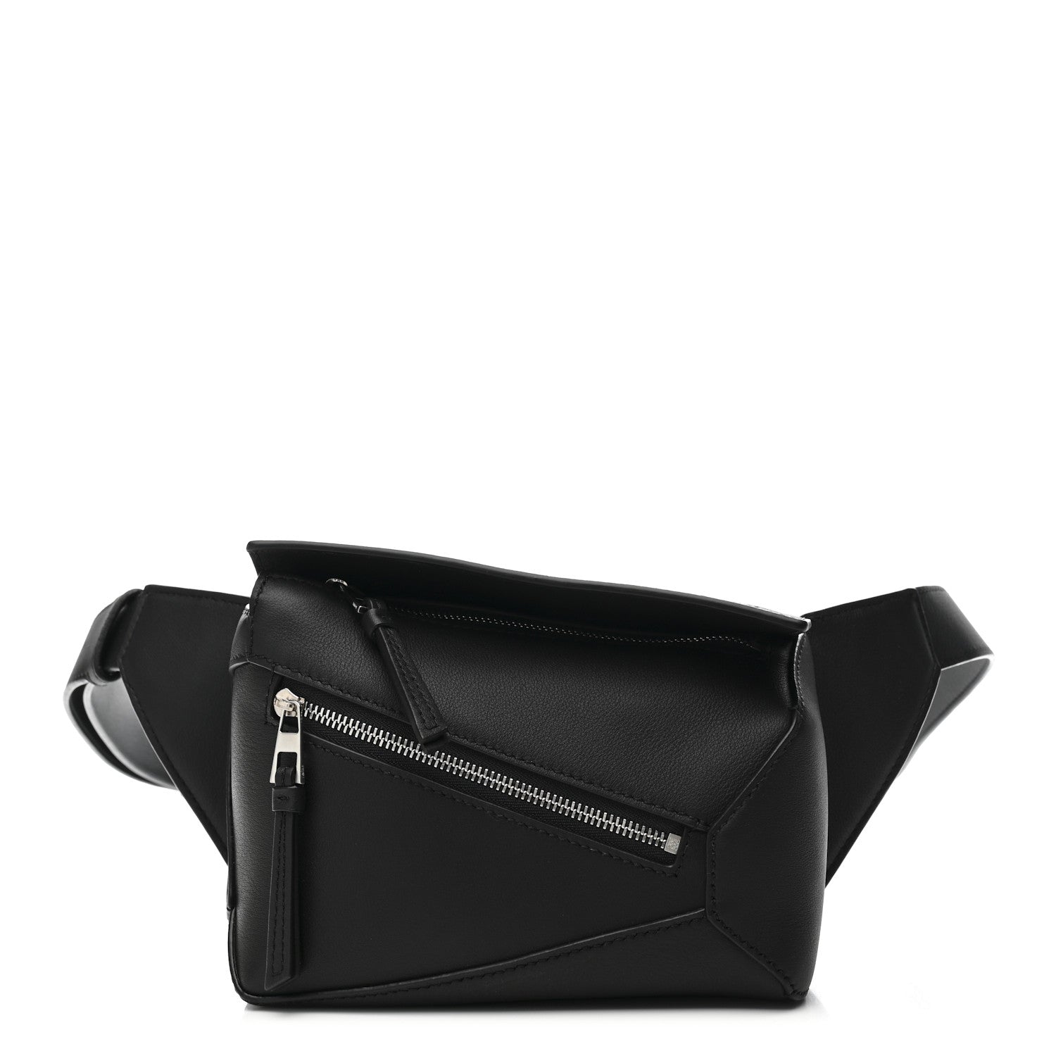 Loewe Calfskin Mini Puzzle Bumbag Black 1 of 10
