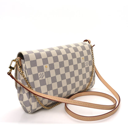 Louis Vuitton Damier Azur Favorite MM 3 of 12