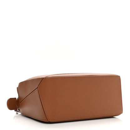 Loewe Satin Calfskin Small Puzzle Bag Pecan 4 of 9