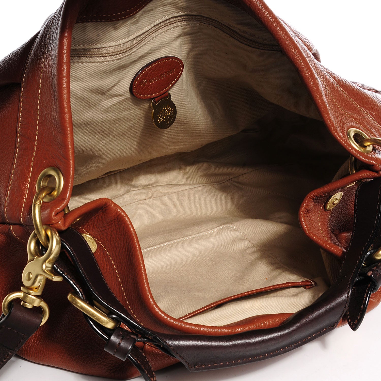 Mulberry Leather Mitzy East West Oak 5 of 9