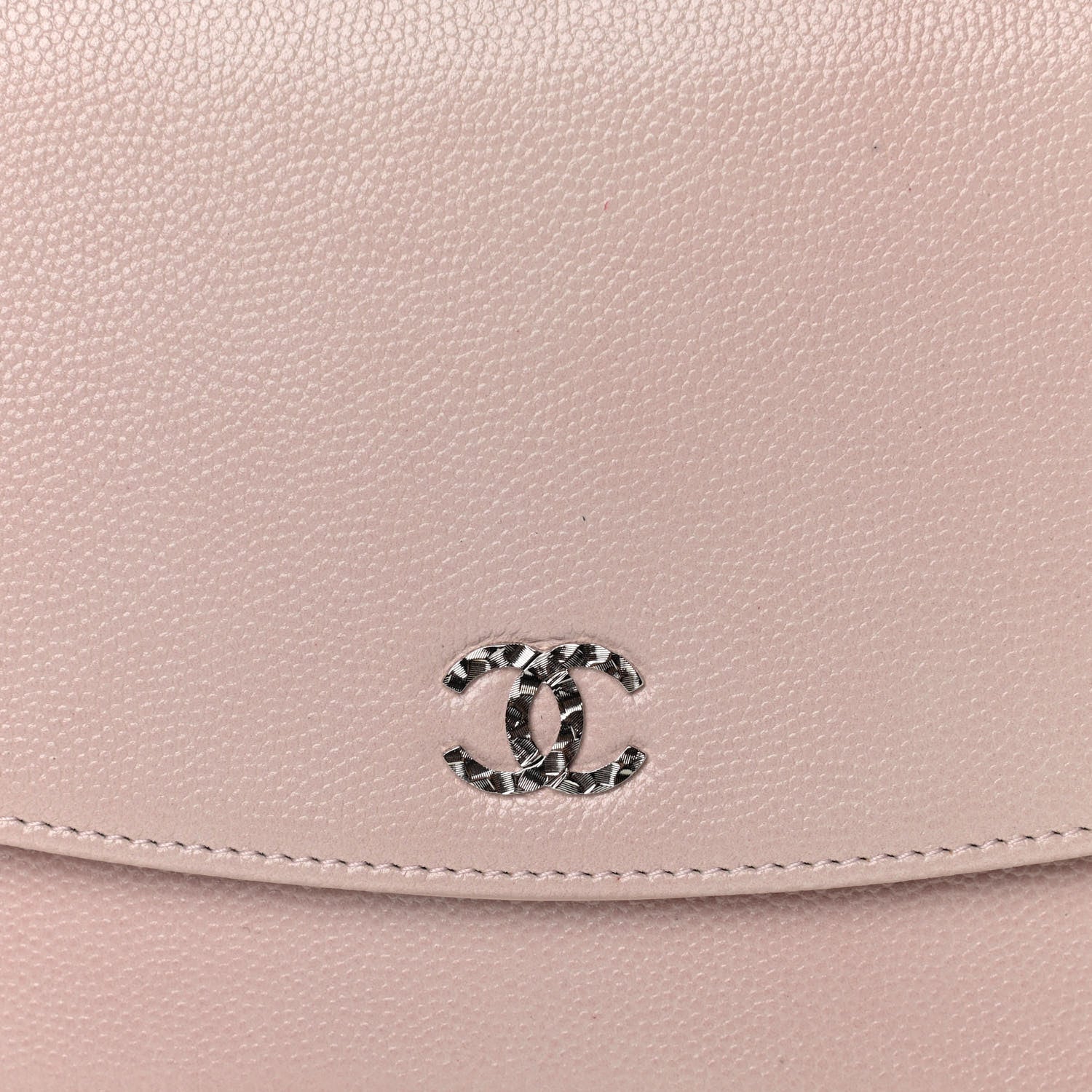 Chanel Caviar Sevruga Wallet On Chain WOC Pink 11 of 15