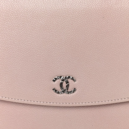 Chanel Caviar Sevruga Wallet On Chain WOC Pink 11 of 15